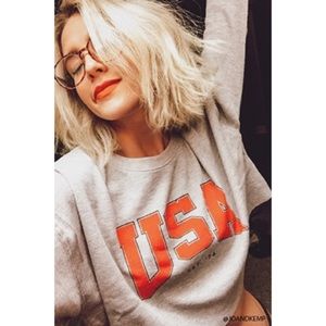 Forever21 Graphic Crop Top